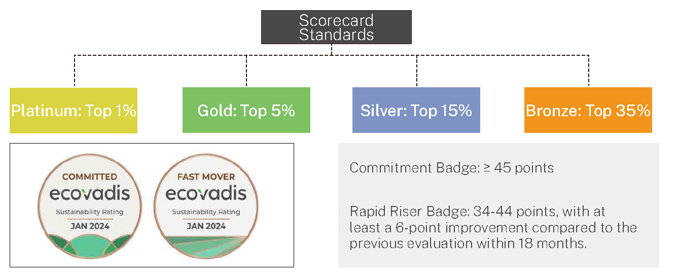 Ecovadis rating